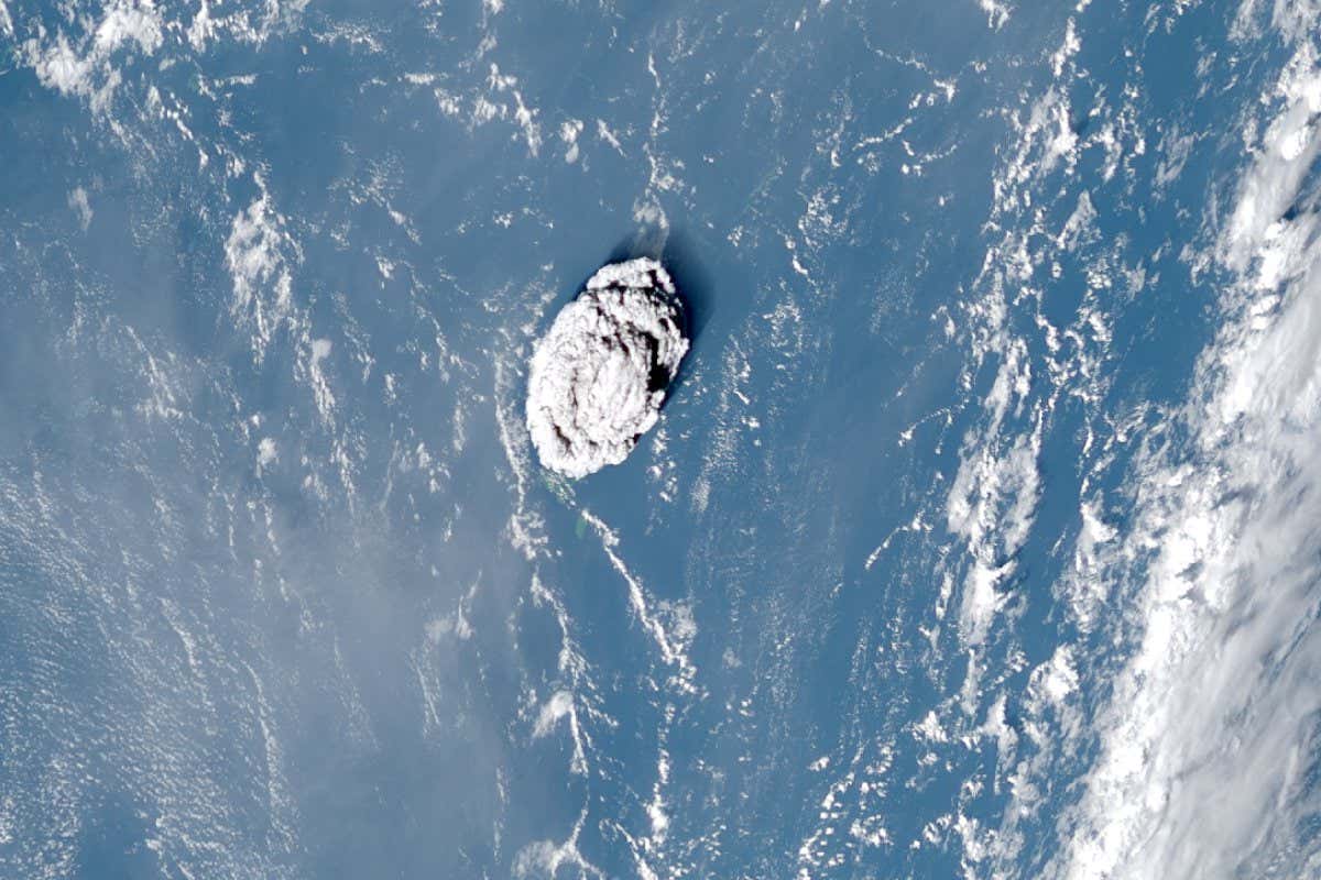 Tonga eruption