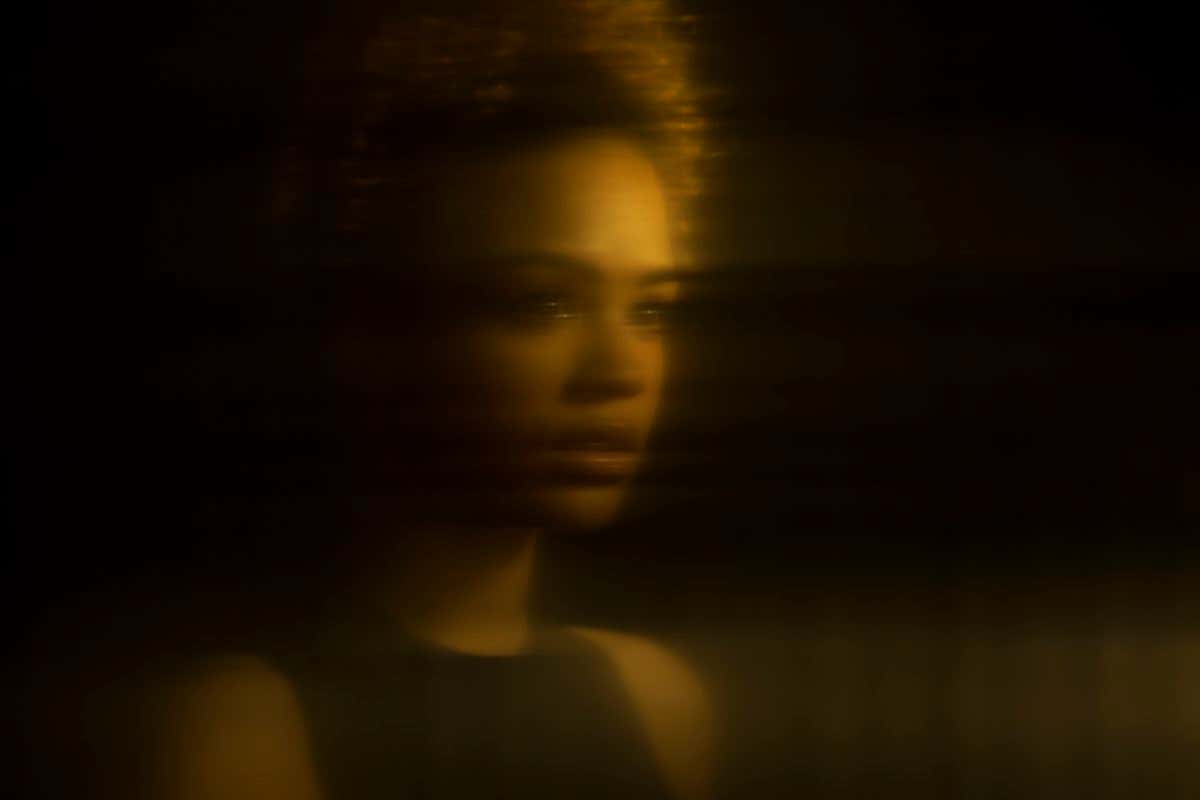 Reflection in metal (brass)