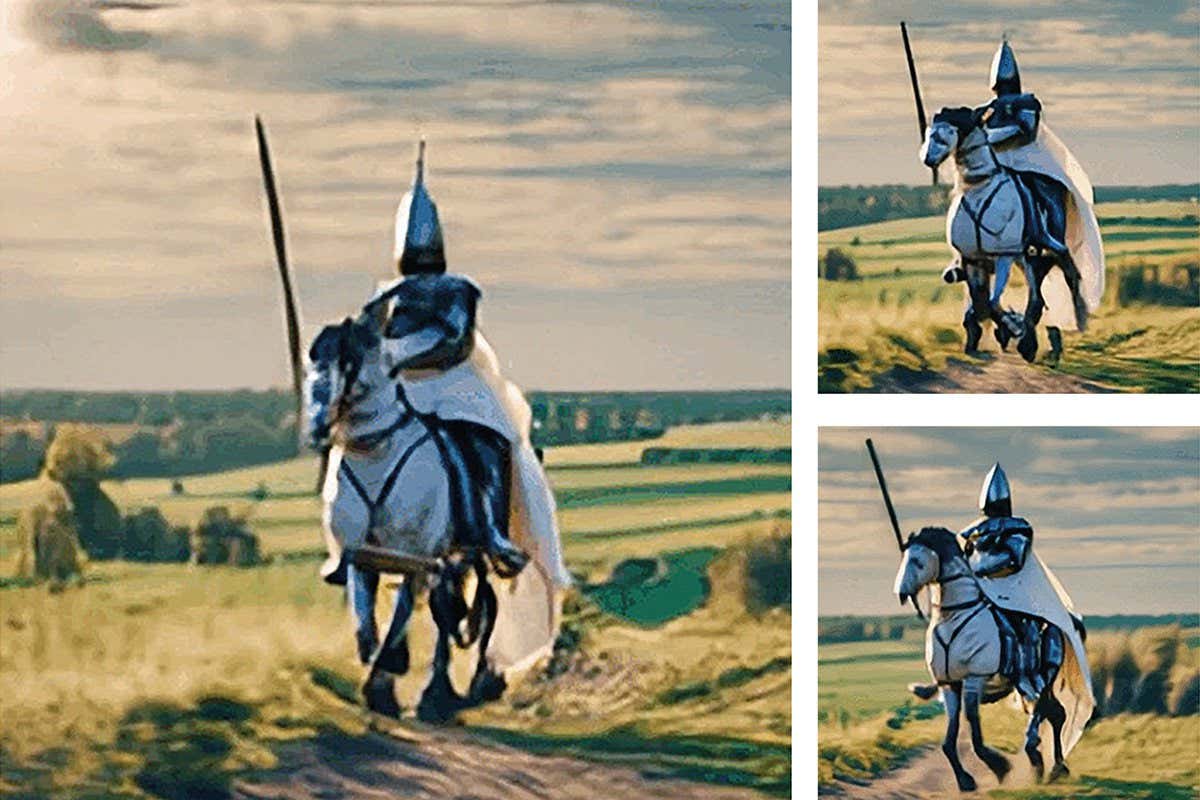 Knight on horseback