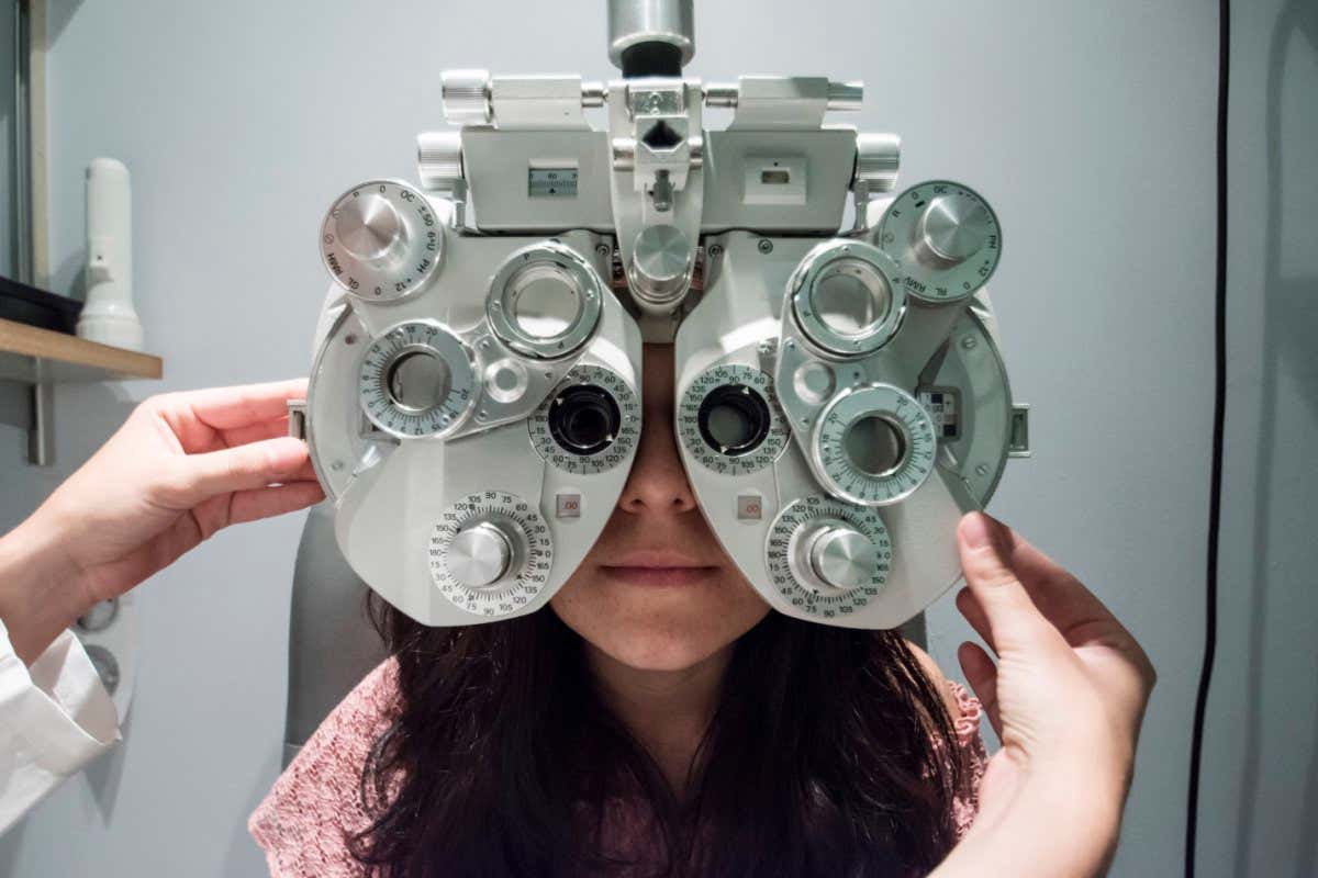 Myopia, or short-sightedness, causes distant objects to appear blurry