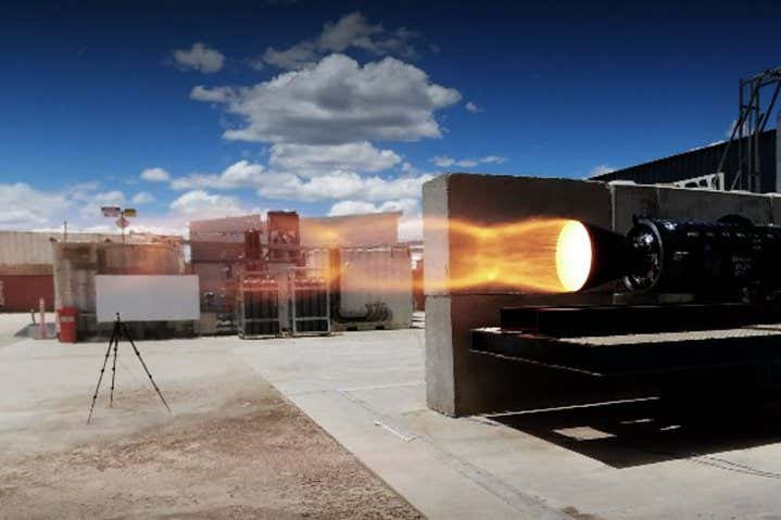 Rocket engine test