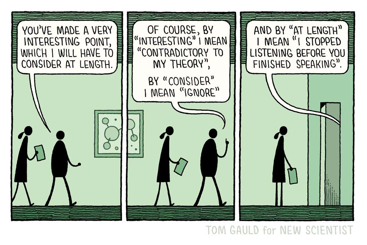 Tom Gauld on handling a difference of opinion
