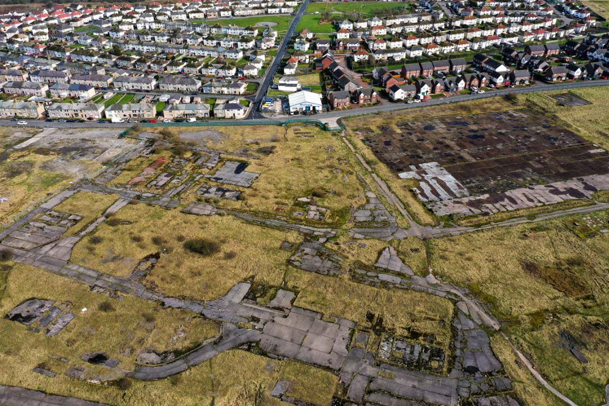 The site of the proposed mine in Whitehaven, UK