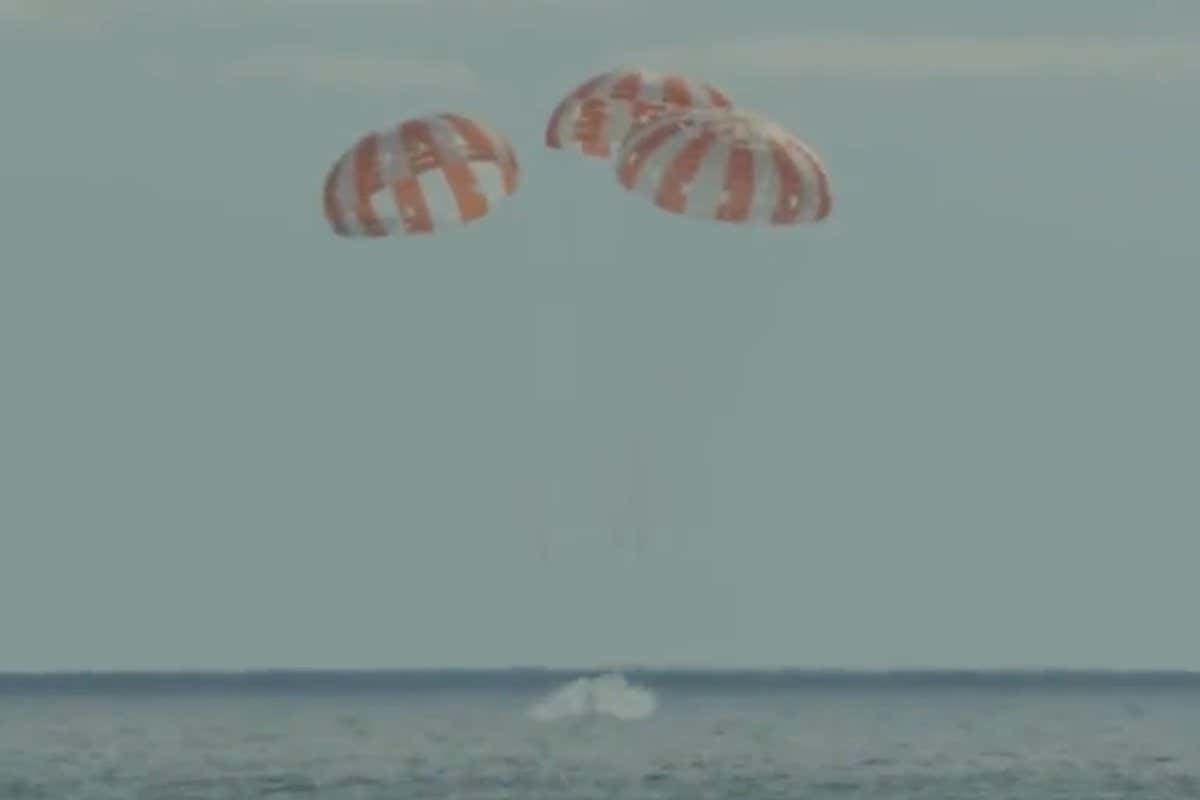 Splashdown of Orion