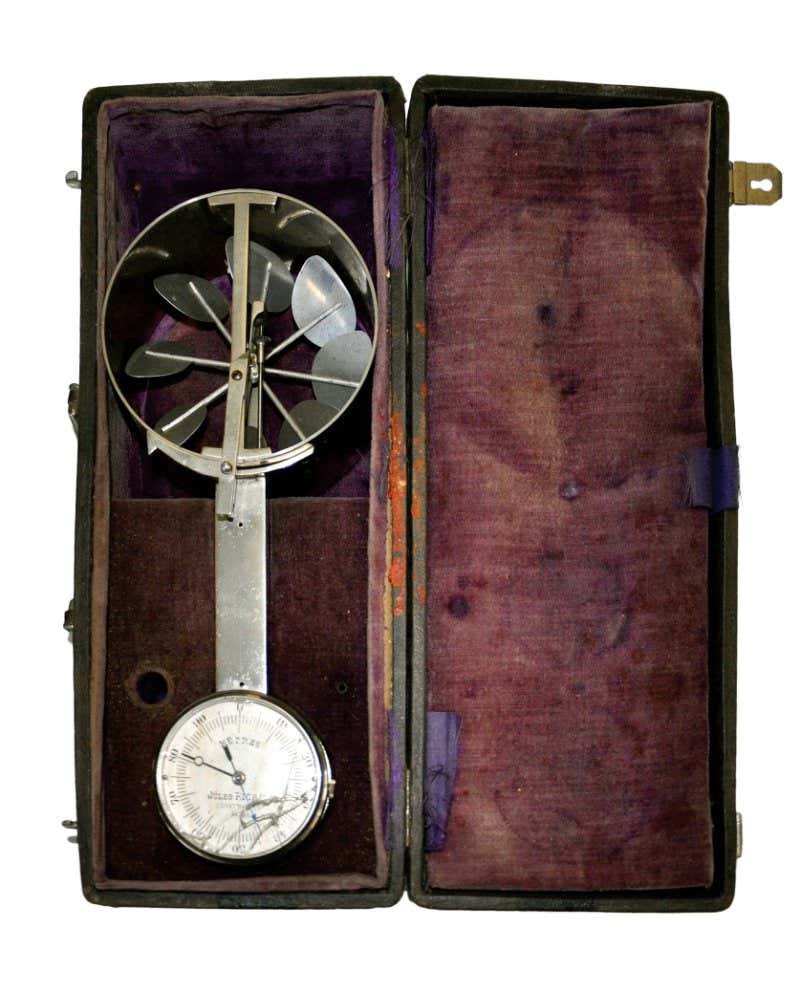 Anemometer used during Jean-Baptiste Charcot?s Pourquoi-Pas? expedition, 1908?10. ? Fr?d?ric Perin, M?t?o France, Saint-Mand?, France