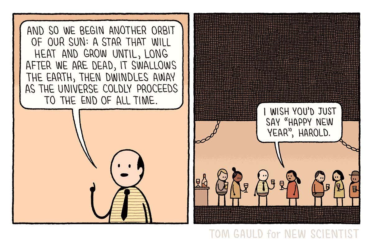 Tom Gauld sees in the new year
