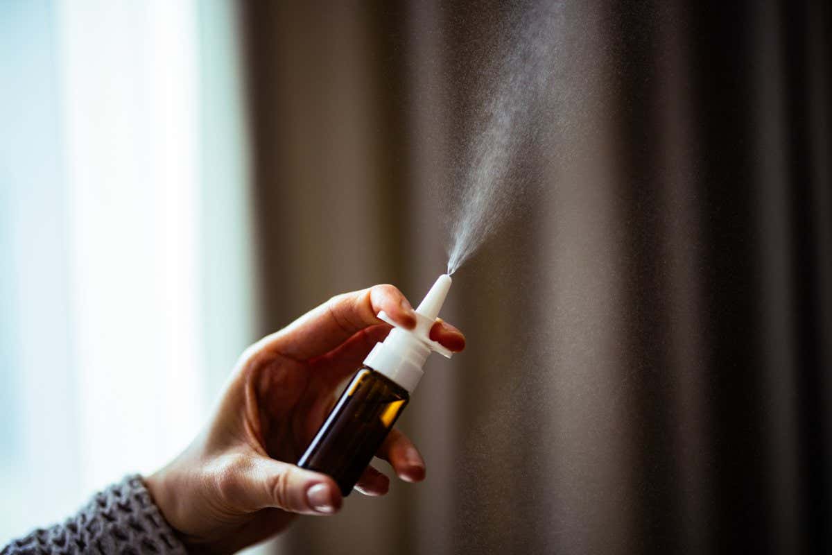 A nasal drops bottle.