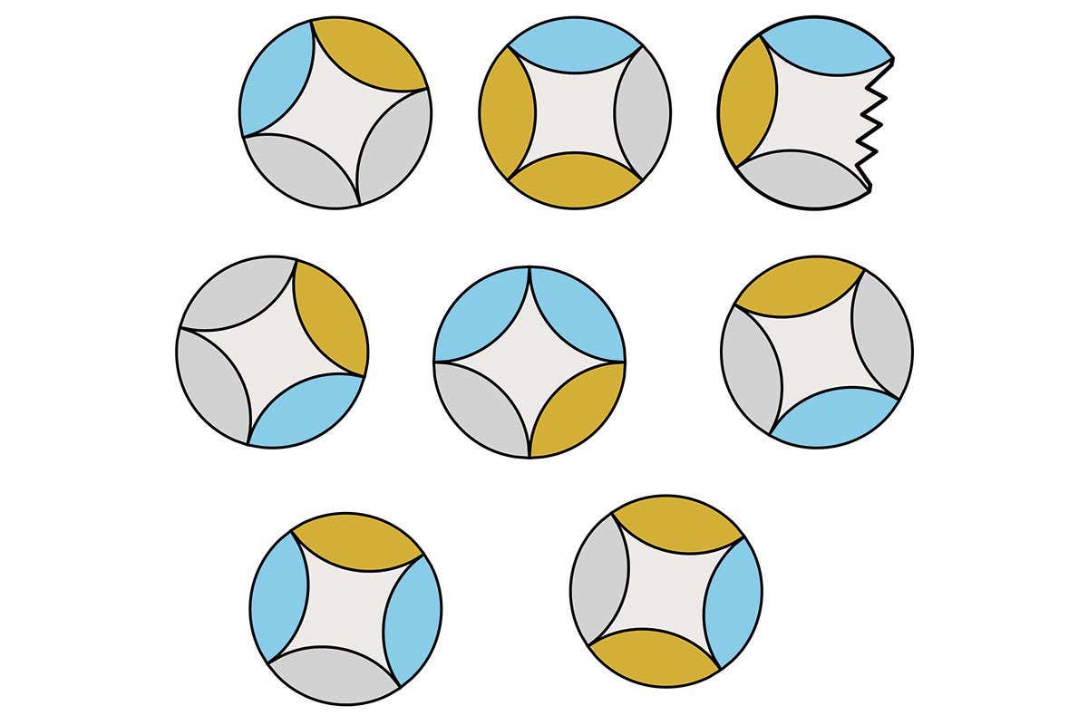 Puzzle #205: Can you work out what the ninth shield will look like?