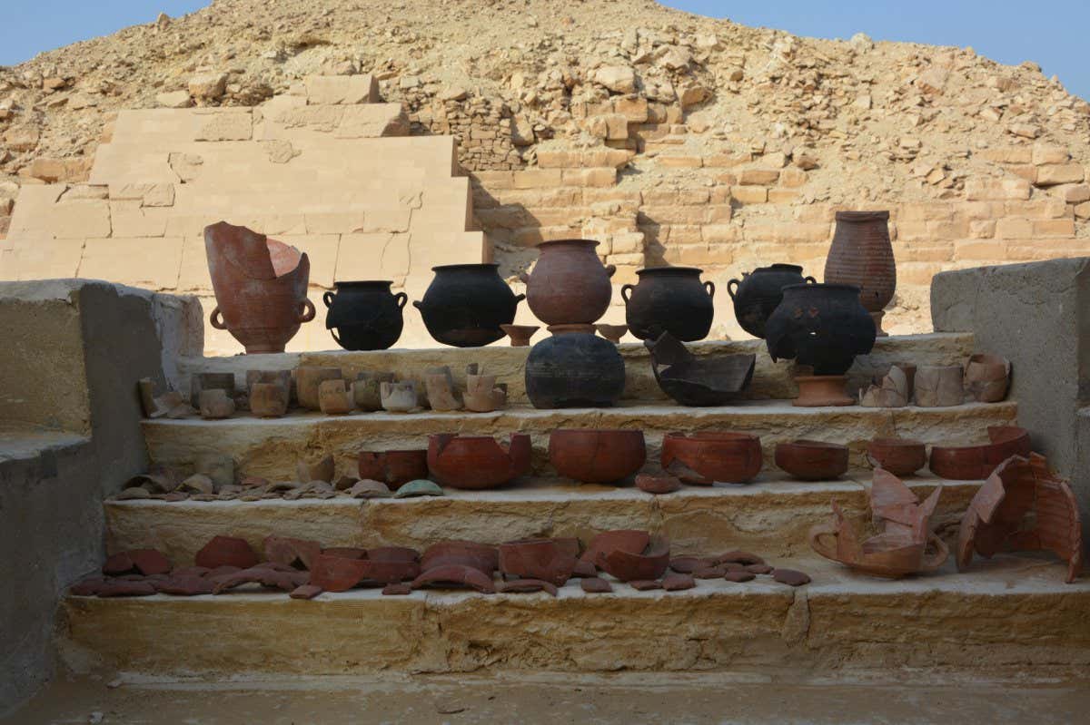 Vessels from the embalming workshop