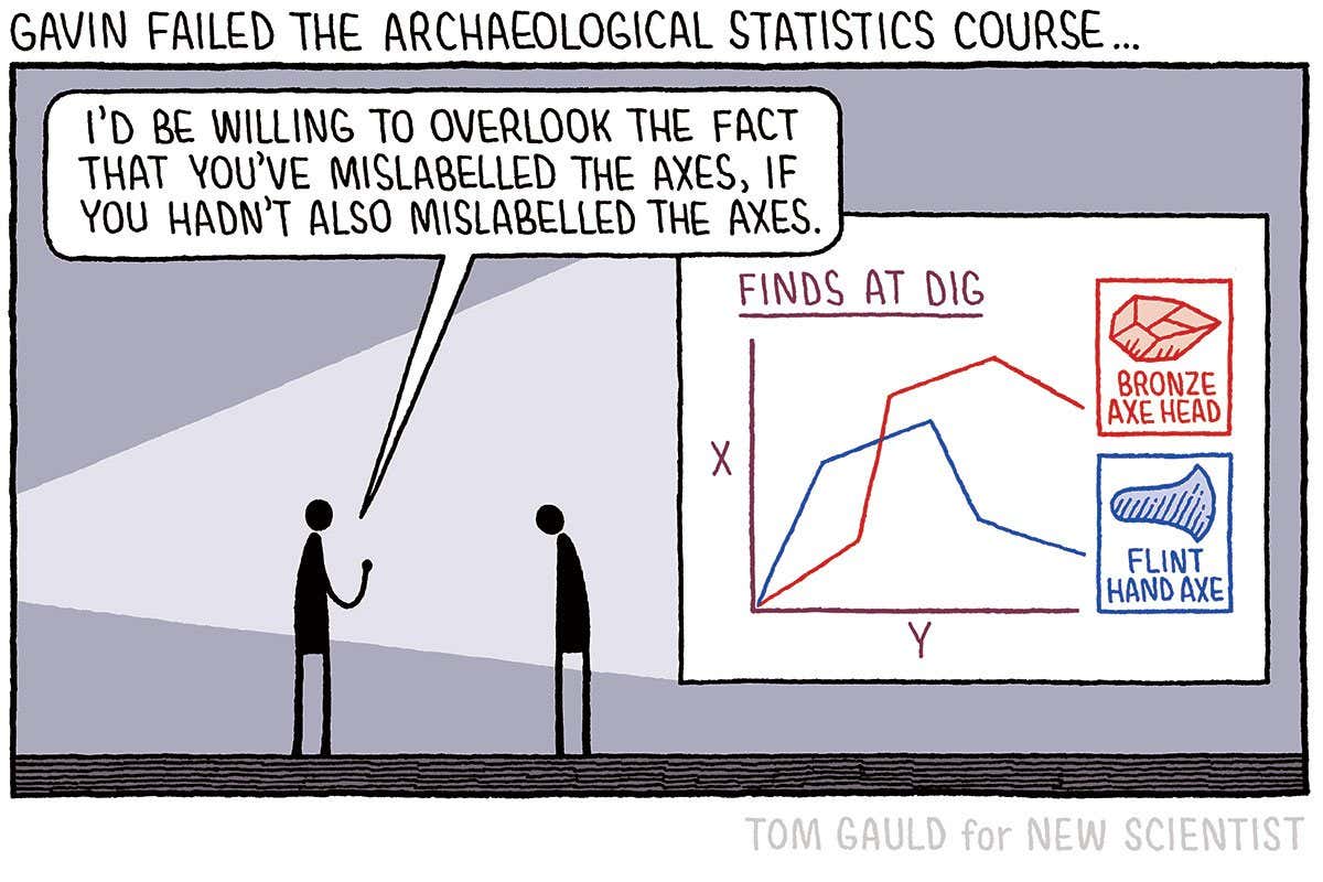 Tom Gauld: Gavin failed the archaeological statistics course