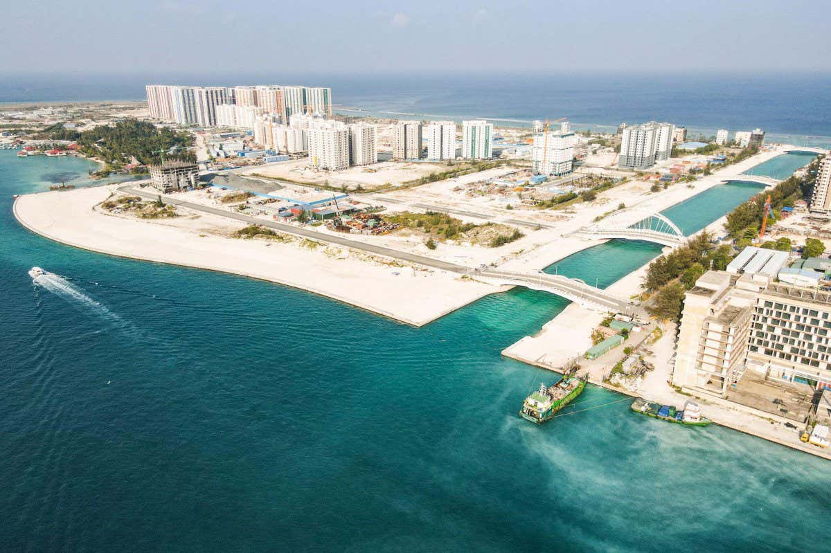 Hulhumale, a new island in the Maldives