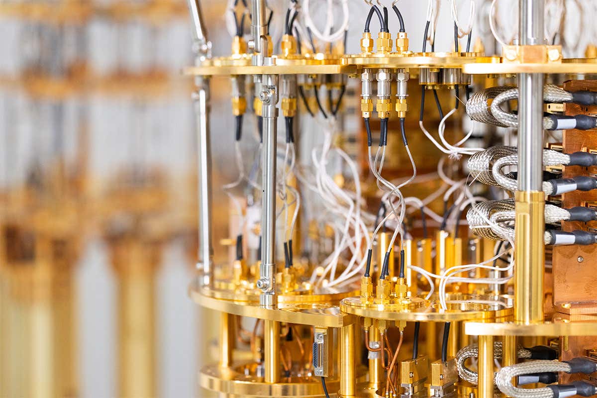 A quantum computer at London-based start-up, Quantum Motion