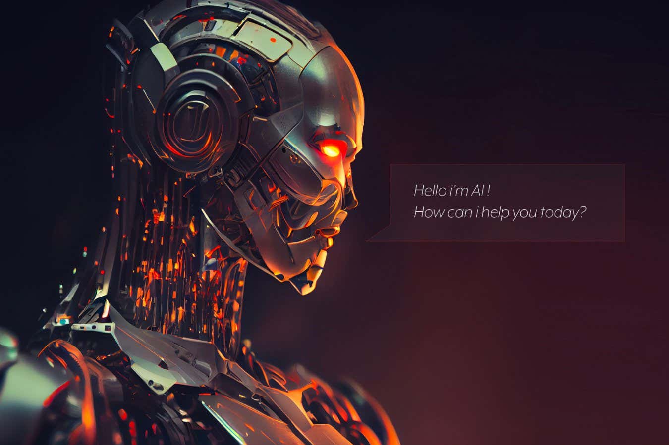 2P3HAAK AI technology Robot. ChatGPT, AI-powered chatbot, language processing and machine learning to provide users intelligent conversation. Generative AI