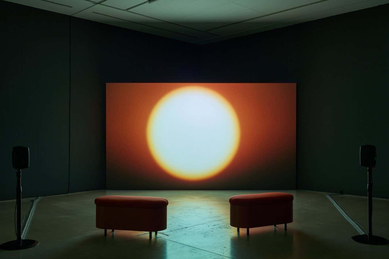 Credit: David Blandy, Atomic Light, installation view, John Hansard Gallery, 2023. Courtesy the artist. Photo: Reece Straw
