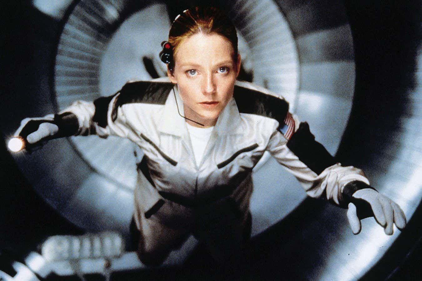 2H8TP9E JODIE FOSTER in CONTACT (1997), directed by ROBERT ZEMECKIS. Credit: WARNER BROTHERS / Album