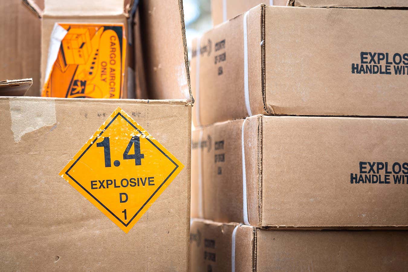 Transporting explosives can be dangerous