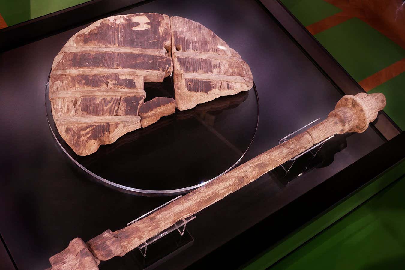 Ljubljana Marshes Wheel with axle (oldest wooden wheel yet discovered)