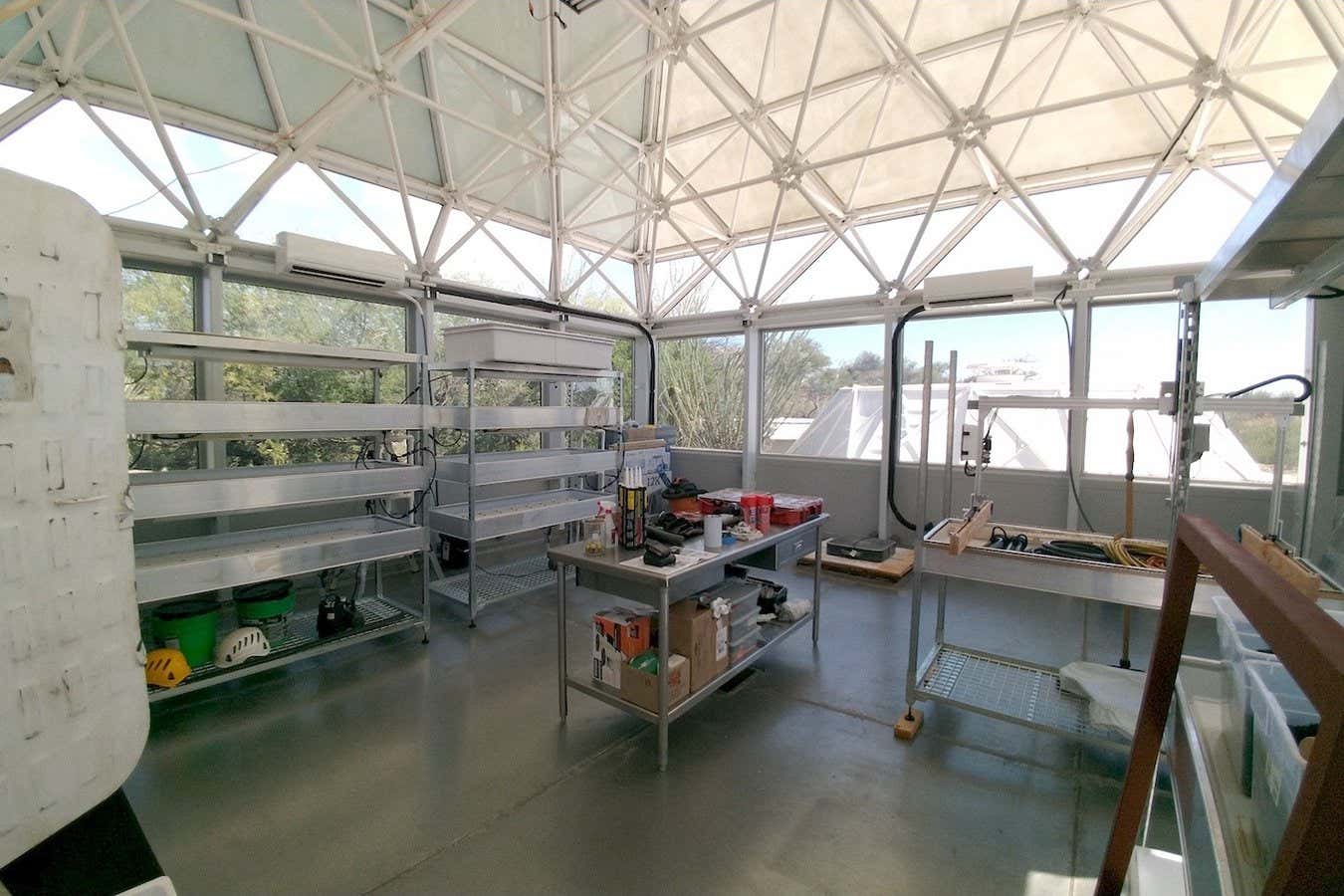 Inside the Space Analog for the Moon and Mars