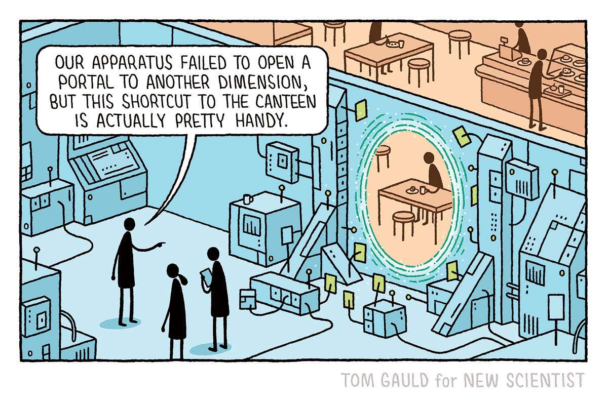 Tom Gauld on failing to open a portal to another dimension