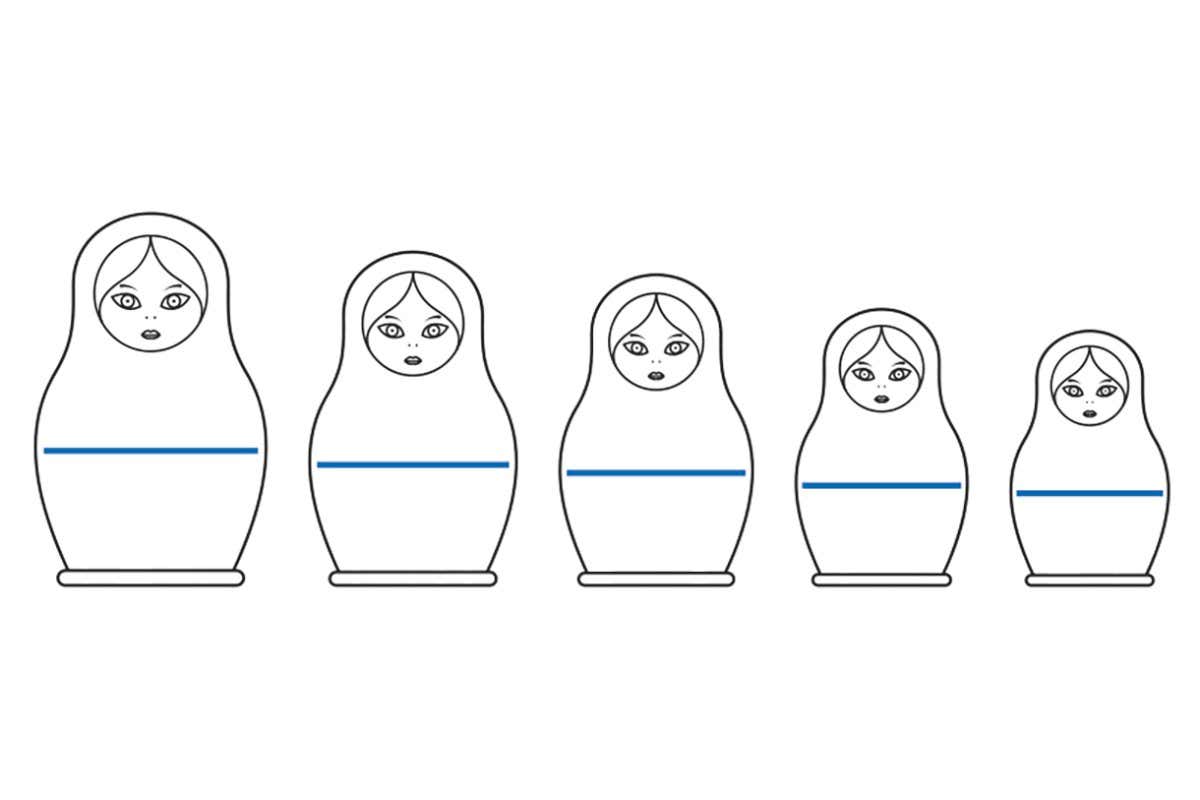 Puzzle #224: Can you find the ring inside the Russian dolls?