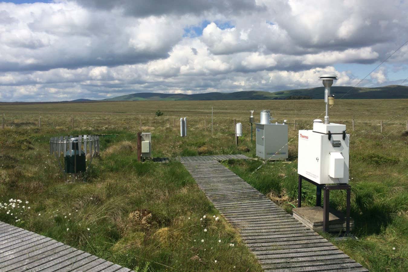 The Auchencorth Moss air quality monitoring station in Scotland (credit: National Physical Laboratory / Local Site Operator)