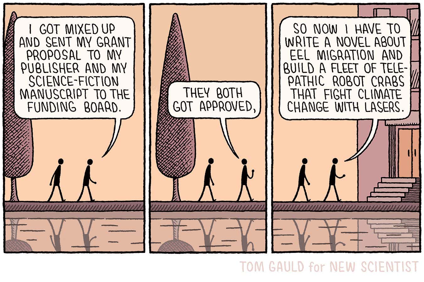 Tom Gauld on a grant proposal mix-up