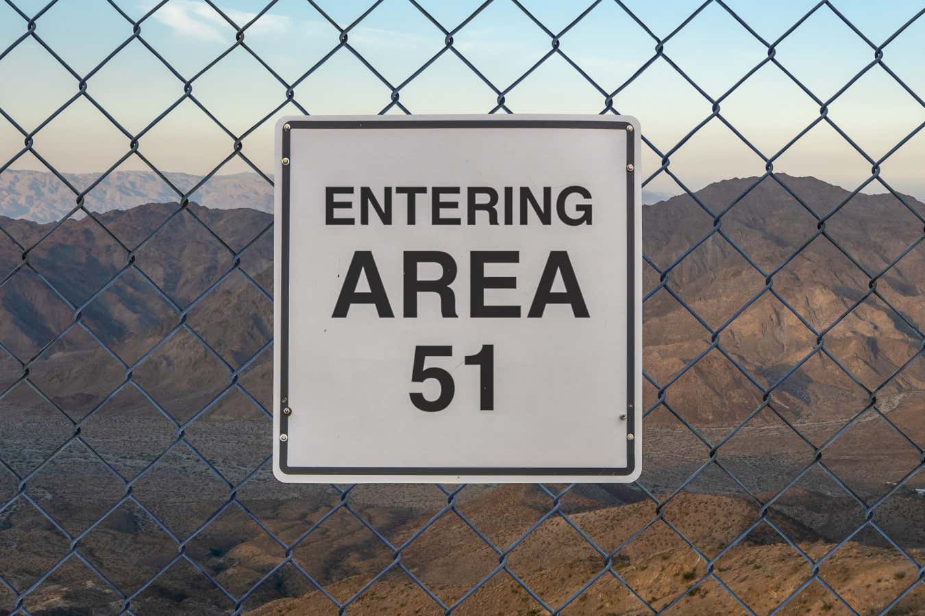 Sign for Area 51 in Nevada 