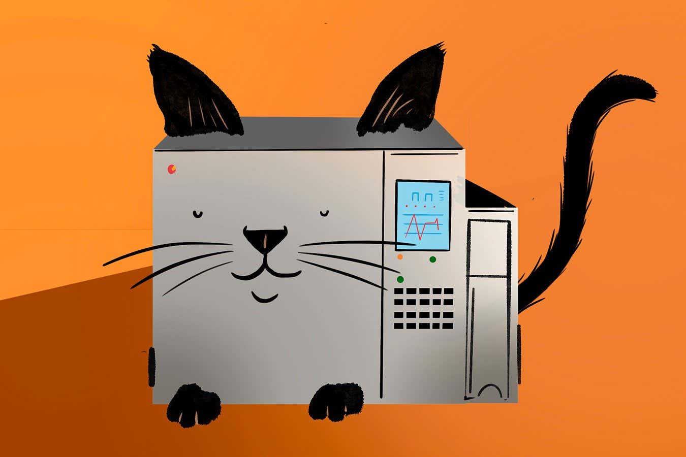 Could a cat nose function as a 'highly efficient' gas chromatograph?
