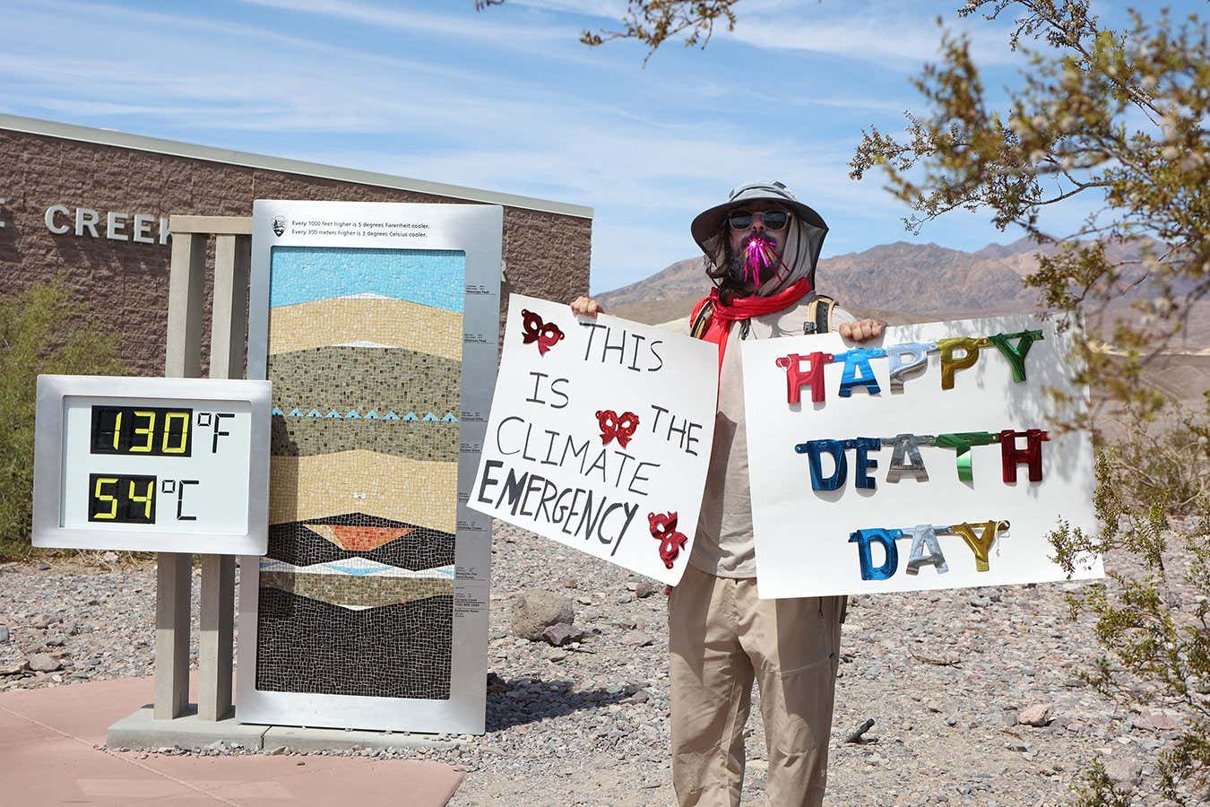 Death Valley in California has had record-breaking temperatures