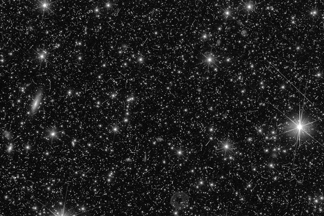 Another of Euclid's calibration images, this one in the visible spectrum