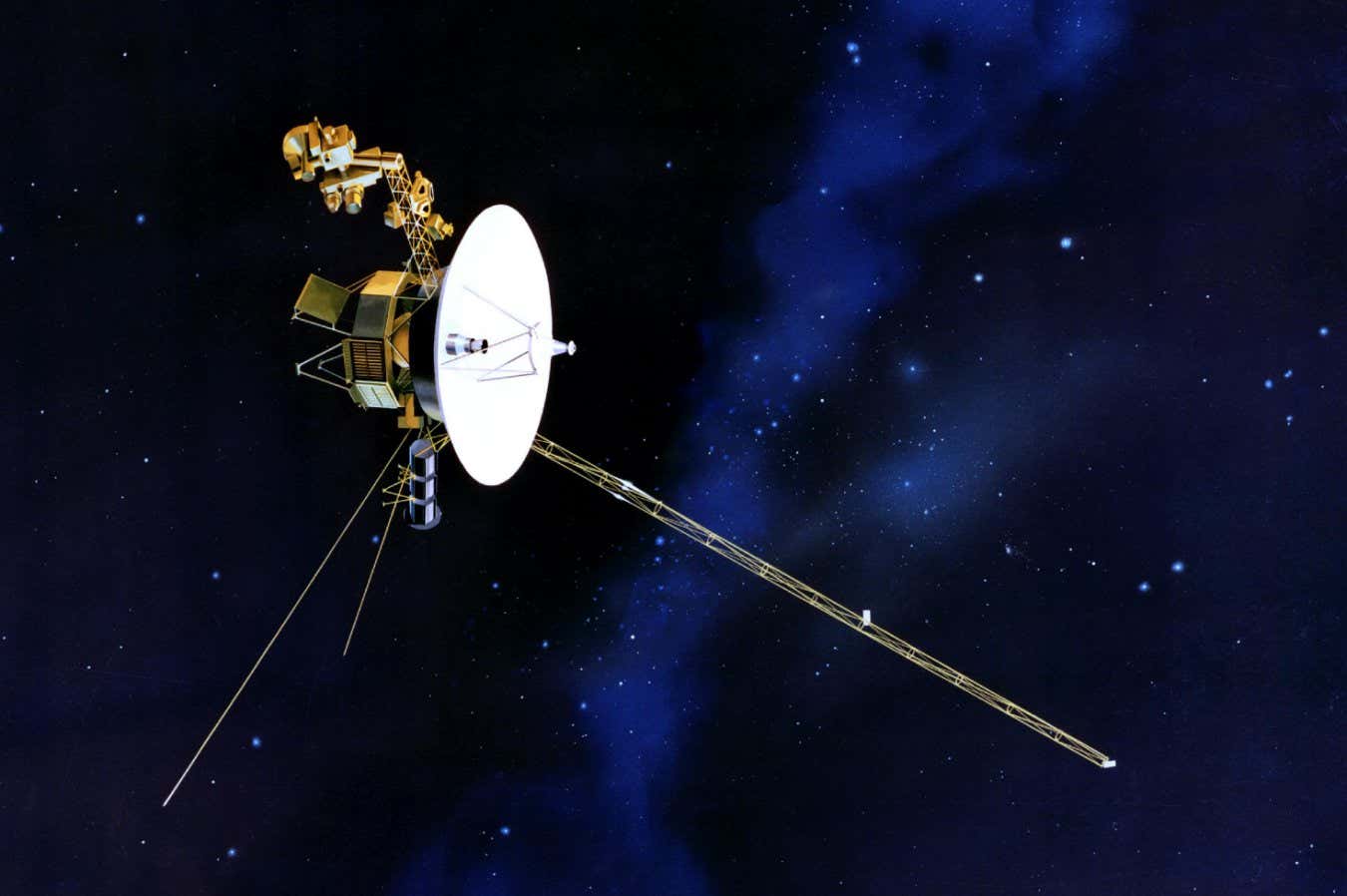 An artist's impression of NASA's Voyager spacecraft