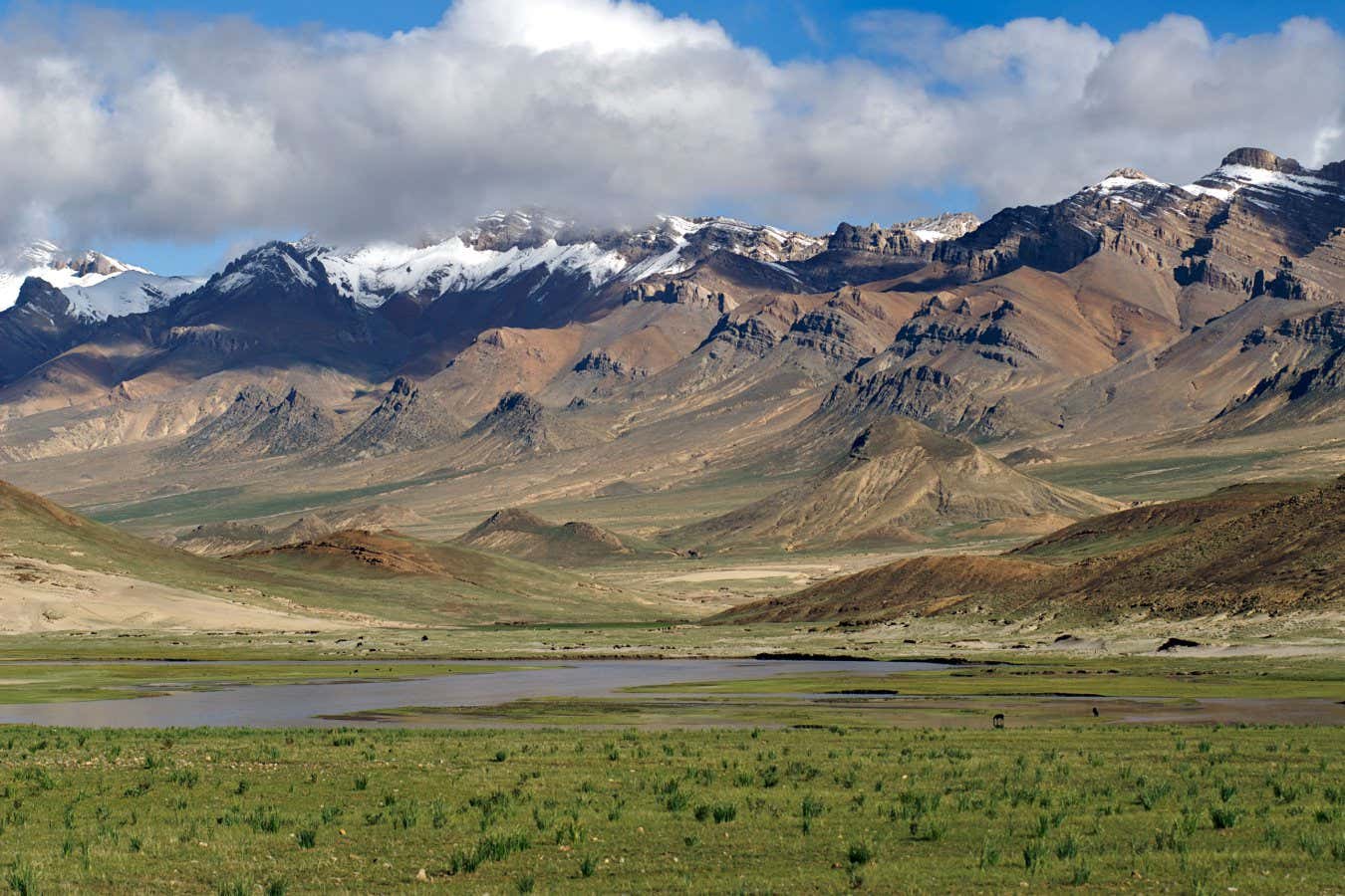 BEAMBN Tibetan plateau scenery en route from Shegar to Tingri, Tibet