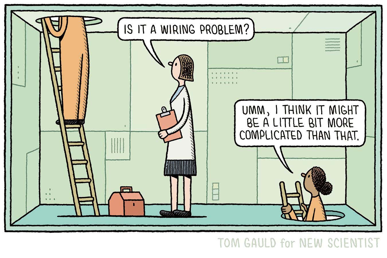 Tom Gauld: Is it a wiring problem?