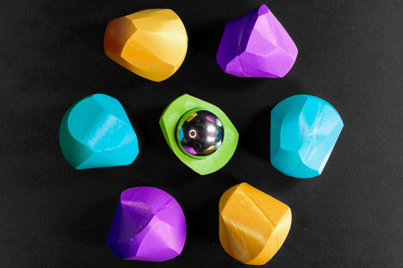 Objects called trajectoids can be shaped to roll along desired pathways