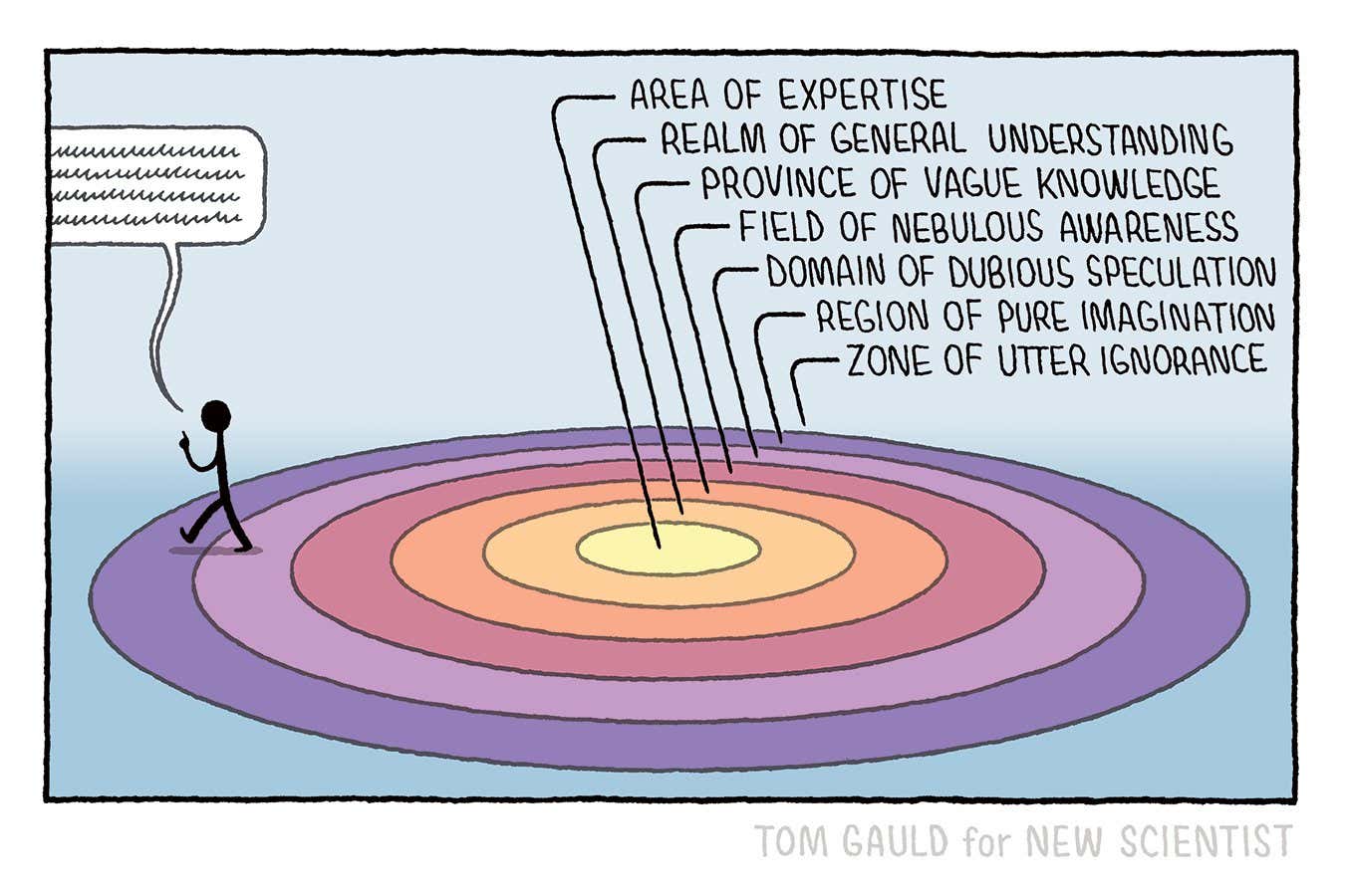Tom Gauld on areas of expertise