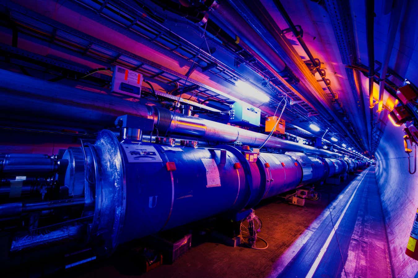 JGYRAN Large Hadron Collider tunnel.