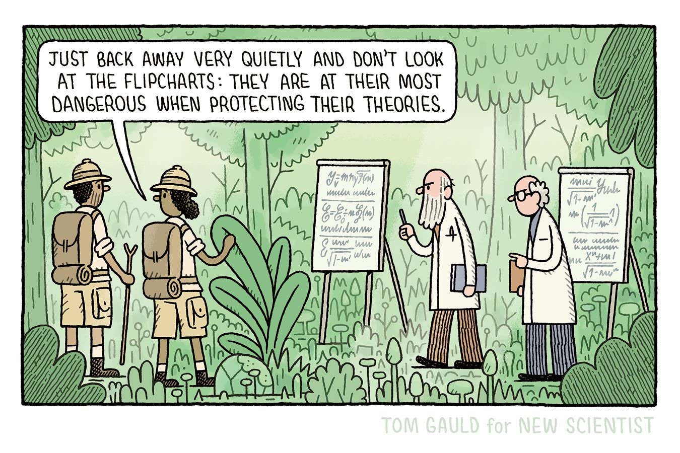 Tom Gauld on scientists at their most dangerous