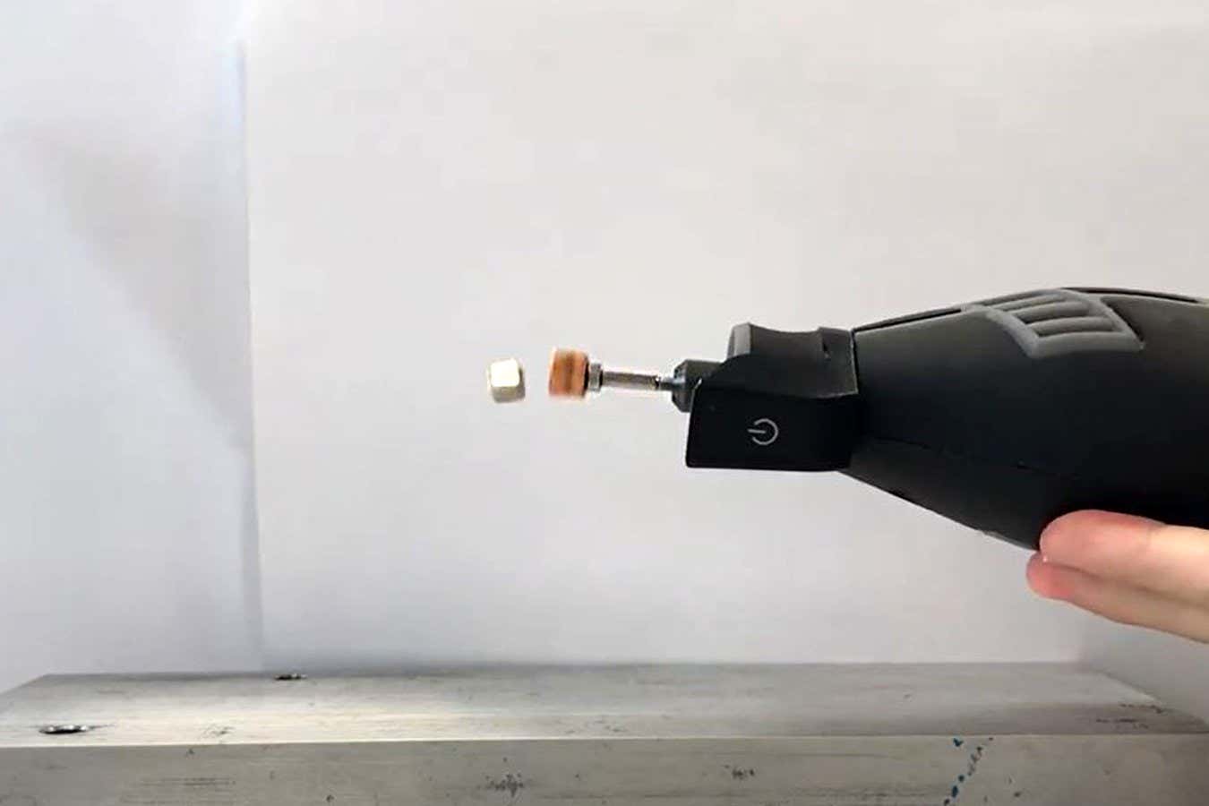 A rotating magnet can cause another one to levitate