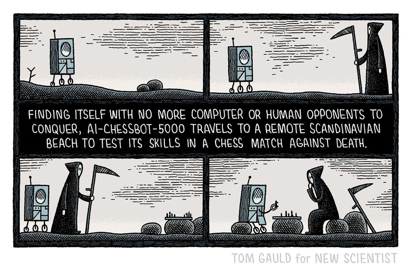Tom Gauld on the adventures of AI-Chessbot-5000