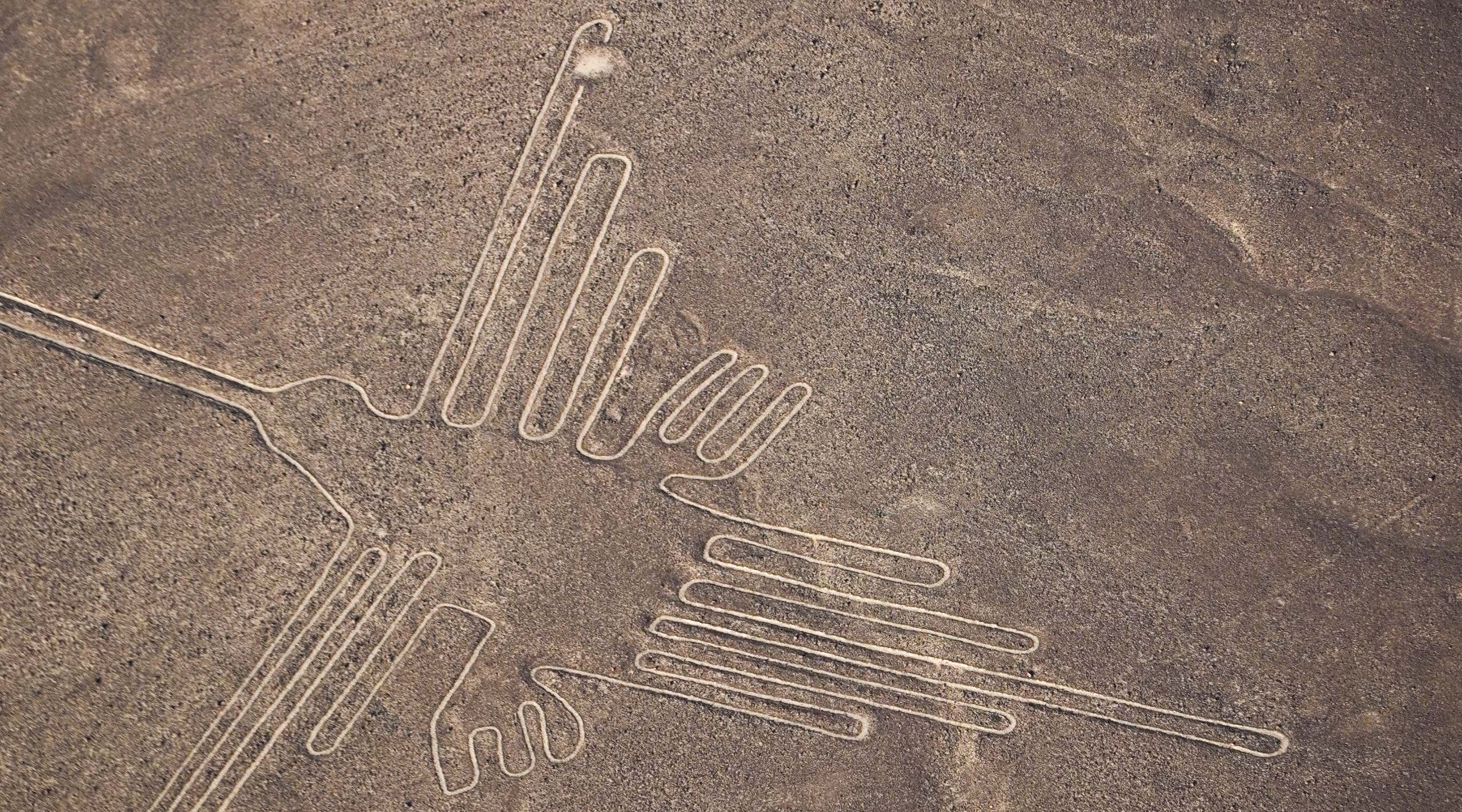 Nazca lines from above, Peru