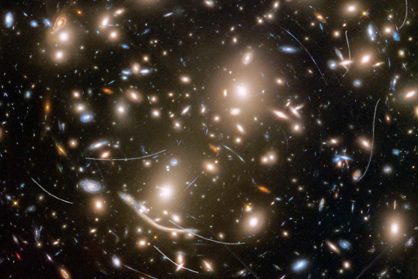 Abell 370 is a distant collection of several hundred galaxies