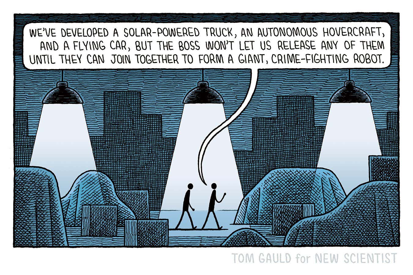 Tom Gauld on the boss's grand ambitions