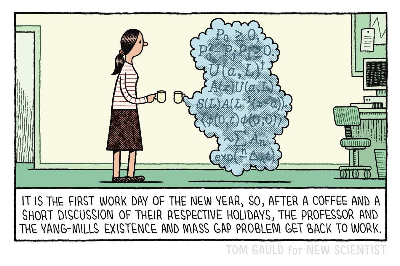 Tom Gauld on the first work day of the New Year