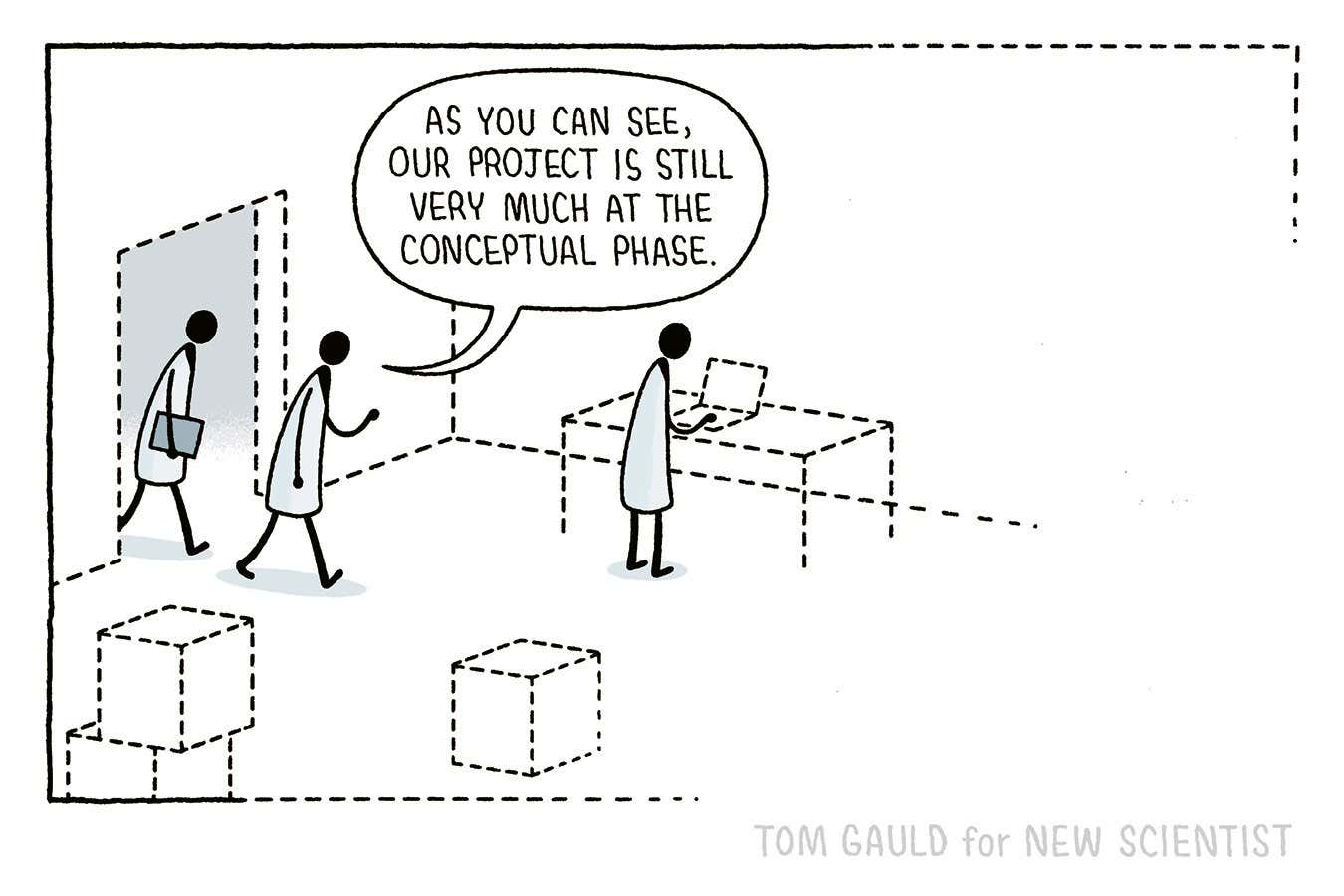 Tom Gauld on the early stages of a project