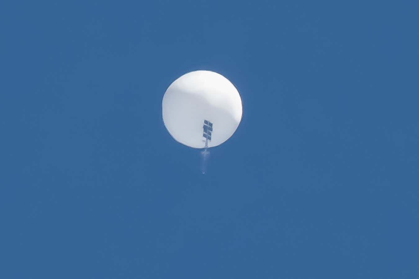 The Chinese spy balloon that floated over Canada and the US in 2023 shortly before it was shot down over South Carolina