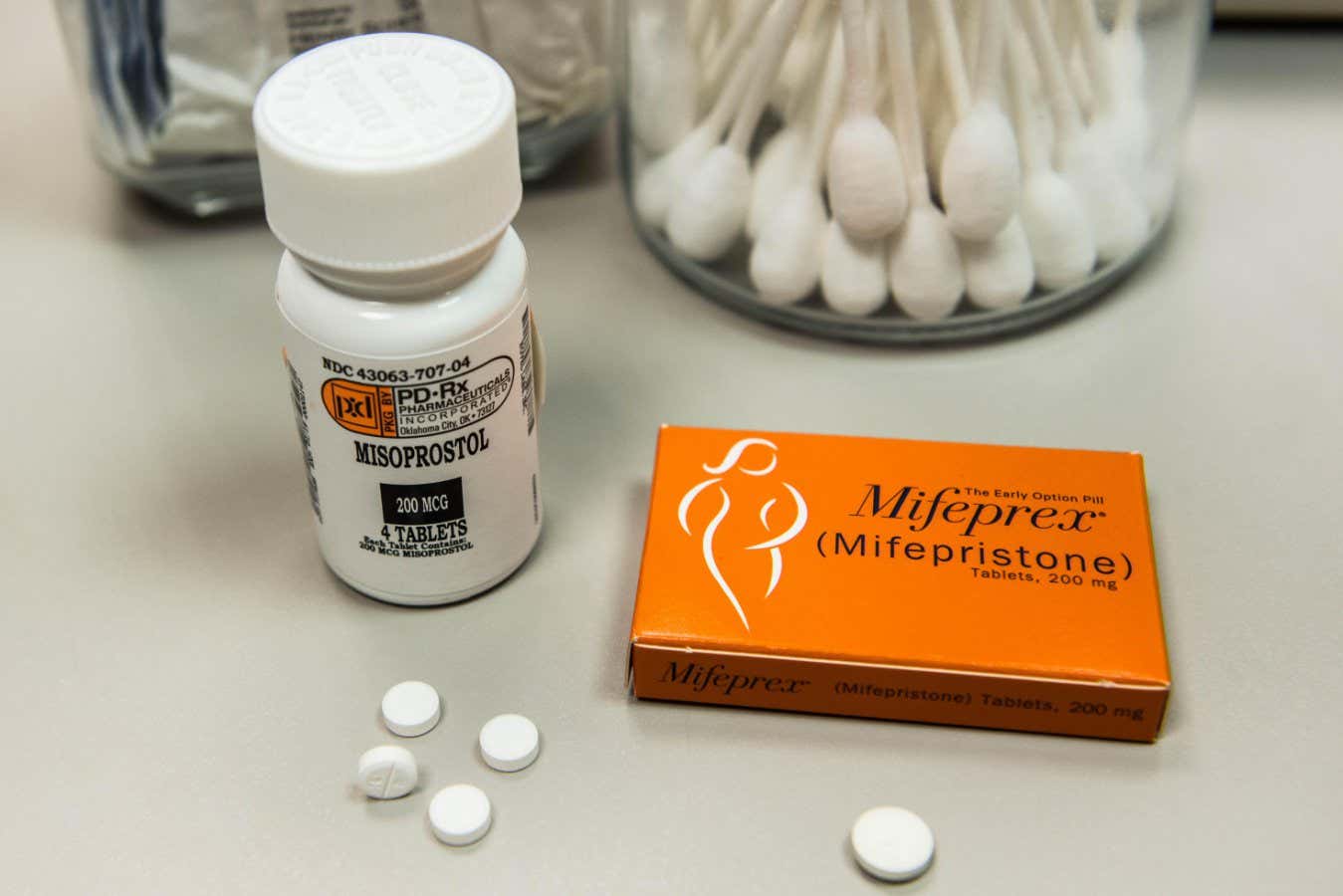 Medication abortion pills, misoprostol and mifepristone