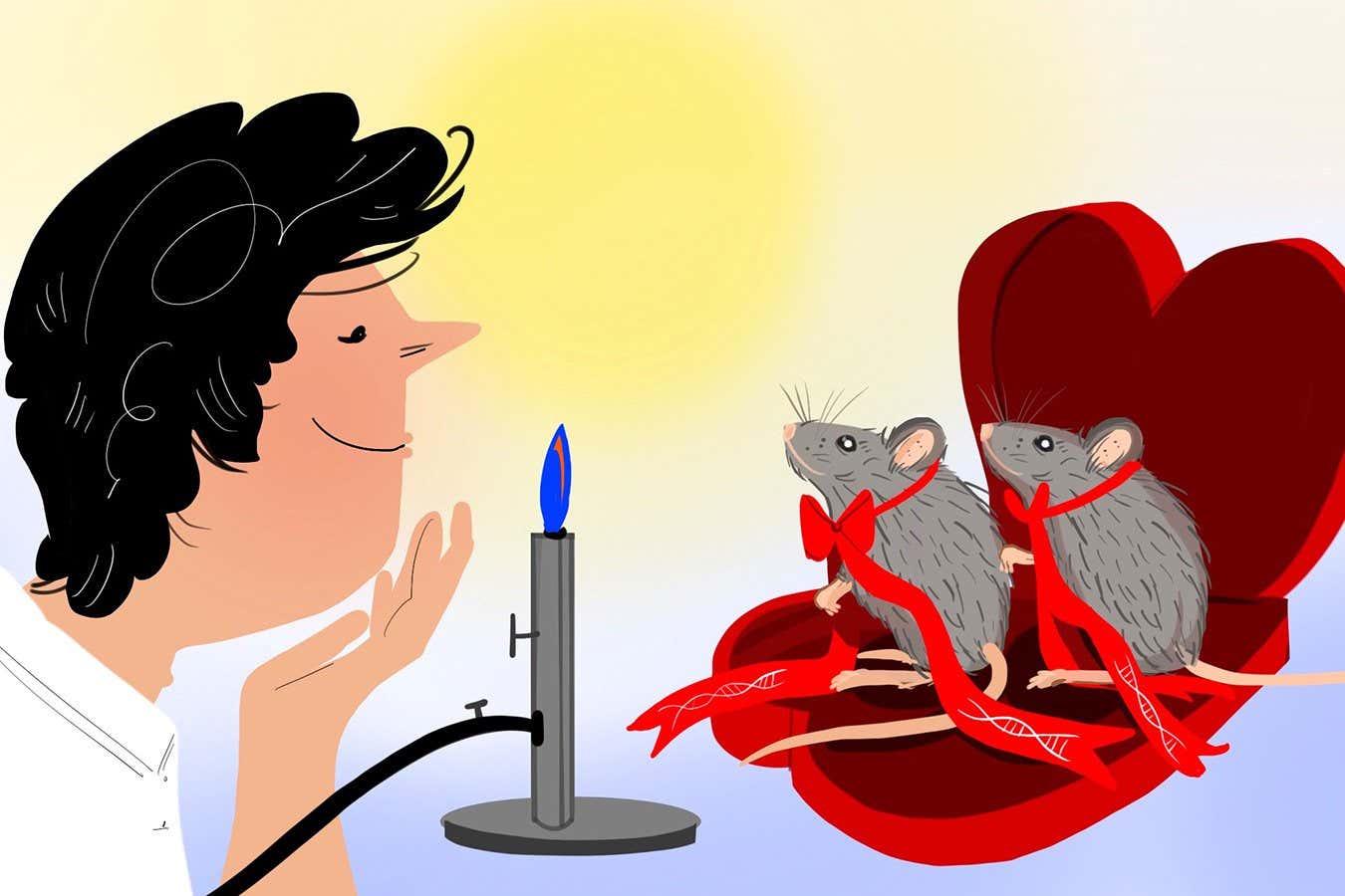 Could two genetically modified mice come in handy on Valentine's Day?