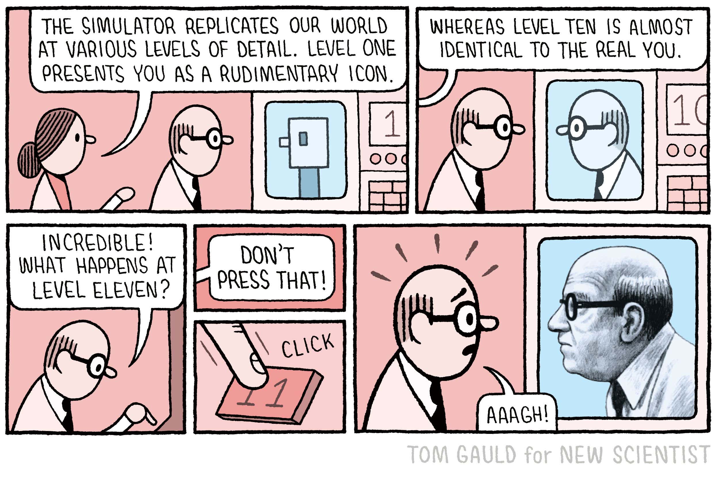 Tom Gauld on what happens when you turn it up to 11