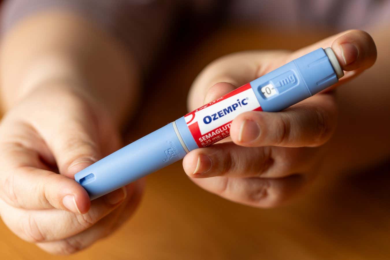 Pen injection of ozempic