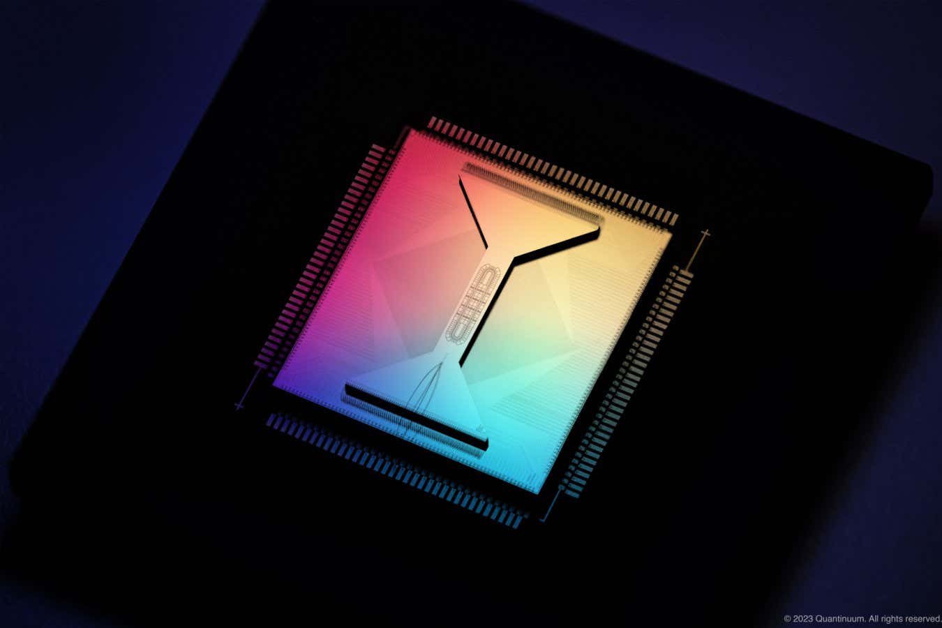 Quantum computer chip
